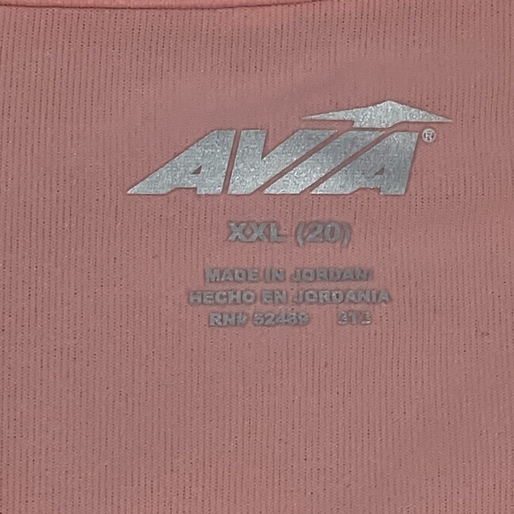 Avia Women’s and Women's Plus Perforated Performance T-Shirt with Short Sleeves - Picture 15 of 16